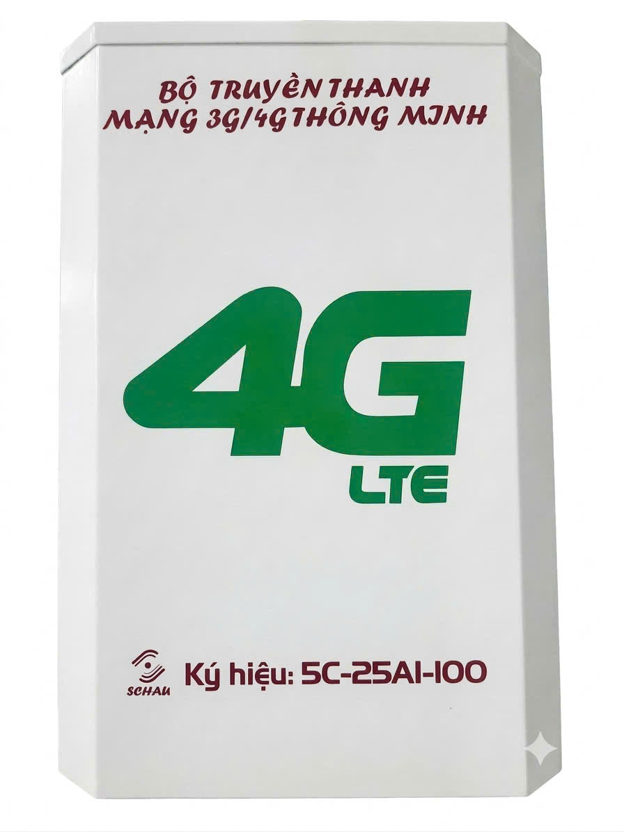 Bộ truyền thanh mạng 3G/4G thông minh